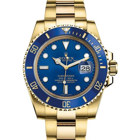 rolex submariner blue and gold 2015|2023 rolex submariner blue dial.